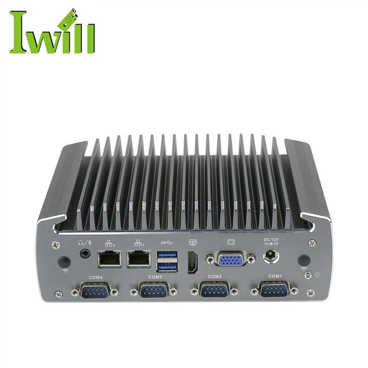 Viftulaus 6. Gen I3 i5 i7 Industrial Box PC